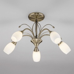 Изображение товара Потолочная люстра Eurosvet 30280/5 античная бронза для спальни