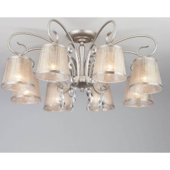 Изображение товара Потолочная люстра Eurosvet 60065/8 серебро стиль модерн для гостиной