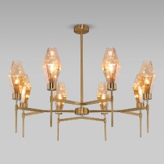 Изображение товара Подвесная светодиодная люстра Eurosvet 60143/8 латунь