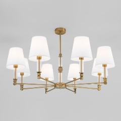 Изображение товара Подвесная светодиодная люстра Eurosvet 60145/8 латунь