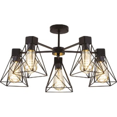 Изображение товара Люстра на штанге Eurosvet 70107/5 черный.