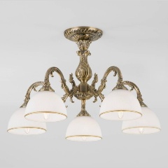 Изображение товара Потолочная люстра Eurosvet Caldera 60106/5 античная бронза.