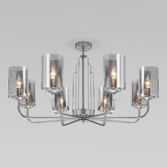 Изображение товара Потолочная люстра Eurosvet Defi 60138/8 сатин-никель