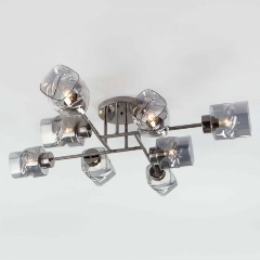 Изображение товара Потолочная люстра Eurosvet Hilari 30165/8 черный жемчуг.