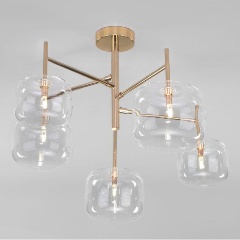 Изображение товара Потолочная люстра Eurosvet Jar 70128/5 золото