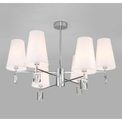 Изображение товара Потолочная люстра Eurosvet Milazzo 60137/6 хром для спальни стиль модерн