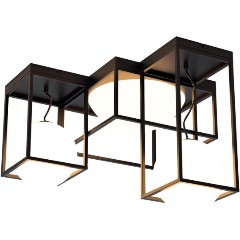 Изображение товара Потолочная люстра Mantra Desigual 7600 стиль хай-тек для спальни белая