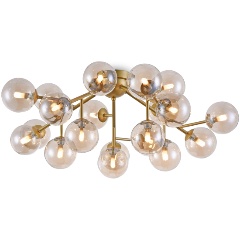 Изображение товара Потолочная люстра Maytoni Dallas MOD545PL-20G.