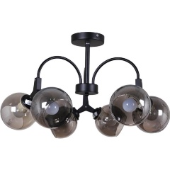 Изображение товара Потолочная люстра Reluce 01268-0.3-06 BK+CR