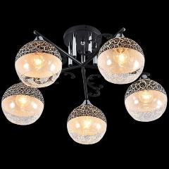 Изображение товара Потолочная люстра Reluce 01277-0.3-05B BK+CR