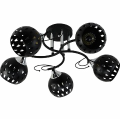 Изображение товара Потолочная люстра Reluce 01314-0.3-05 BK+CR