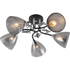 Изображение товара Потолочная люстра Reluce 01525-0.3-05 BK+CR