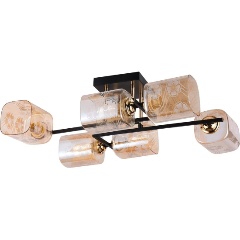 Изображение товара Потолочная люстра Reluce 72108-0.3-06 BK+FGD