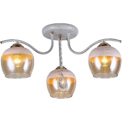 Изображение товара Потолочная люстра Toplight Bertha TL1254D-03BG стиль модерн янтарная для прихожей