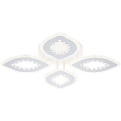 Изображение товара Потолочная светодиодная люстра Escada Dew 10271/4LED для гостиной стиль хай-тек 24 кв.м