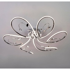 Изображение товара Потолочная светодиодная люстра Eurosvet Venzel 90082/6 хром для гостиной