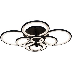 Изображение товара Потолочная люстра iLedex Ring A001/8 BK