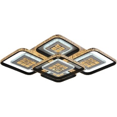 Изображение товара Потолочная светодиодная люстра Profit Light 8051/4+1 WHT+BLK A для гостиной