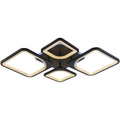 Изображение товара Потолочная светодиодная люстра Profit Light 8057/2+2 GRP для гостиной в стиле хай-тек 120 Вт