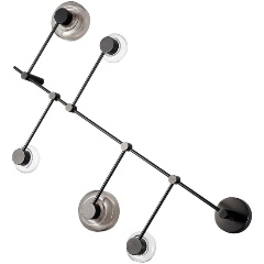 Изображение товара Потолочная люстра ST Luce Vallo SL6005 401 05 стиль лофт стекло металл Эко