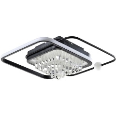 Изображение товара Потолочный светильник LED4U L8022-450 BK современный стиль для интерьера