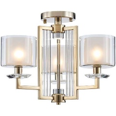 Изображение товара Потолочный светильник Newport 4405/PL gold с 3 лампами и стилем модерн