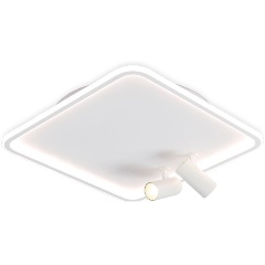 Изображение товара Потолочный светодиодный светильник Ambrella light Comfort LineTech FL5114 белый стиль хай-тек для г