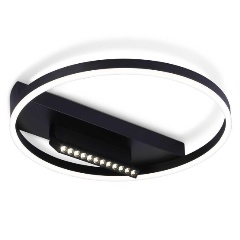 Изображение товара Потолочный светодиодный светильник Ambrella light Comfort LineTech FL51458 хай-тек черный 60 Вт