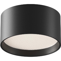 Изображение товара Потолочный светодиодный светильник Maytoni Technical Glare 12 Вт черный для прихожей