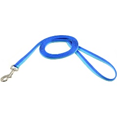 Изображение товара Поводок V.I.Pet с карабином лента 10 мм*10 м (СИНЕ-ГОЛУБОЙ)