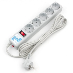 Изображение товара Сетевой фильтр Power Cube B 1.9м 5 розеток (серый)