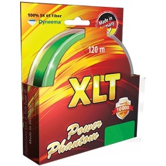Изображение товара Шнур Power Phantom 4x, XLT, 120м, зеленый, 0,40мм, 40,9кг
