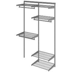 Изображение товара Гардеробная система ПРАКТИК Home Optima G120 графит