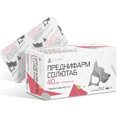 Изображение товара Преднифарм Солютаб NITA-FARM 40 мг таблетки для собак и кошек