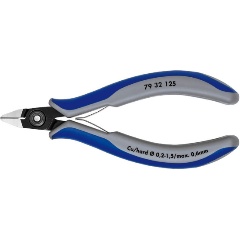 Изображение товара Бокорезы Knipex 7932125, прецизионные, для электроники, вороненые, 125 mm