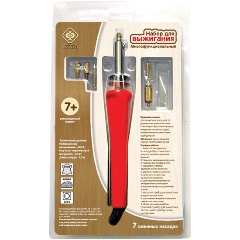 Изображение товара Прибор для выжигания ФАБРИКА ФАНТАЗИЙ 59895 с 7 сменными насадками