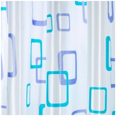 Изображение товара Шторка для ванной PRIMILA ПОЛИЭСТЕР 180х180см кольца в комплекте ФИГУРЫ 700081 (700081СН)
