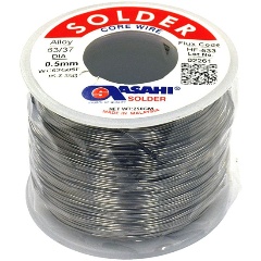 Изображение товара Припой с флюсом ASAHI WC63H05F, 0.5мм 0.25кг Sn63/Pb37