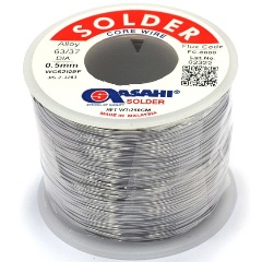 Изображение товара Припой с флюсом ASAHI WC63I05F 0.5 мм 0.25 кг Sn63/Pb37 галоген-free