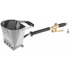 Изображение товара Приспособление для штукатурных работ (хоппер-ковш) ECO SGH-01 (нанесение строительных смесей, 4 сопла, 4-6 бар, 4 л, 1/2") (EC1538-1)