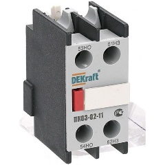 Изображение товара Приставка контактная DEKraft ПК-03 лицев. доп. контакты 1НО+1НЗ, 24100DEK