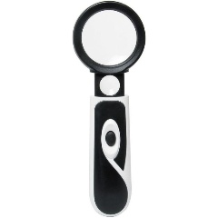 Изображение товара Лупа Pro'sKit MA-023, увеличительная, ручная, светодиодная подсветка, увеличение 3.5/20х