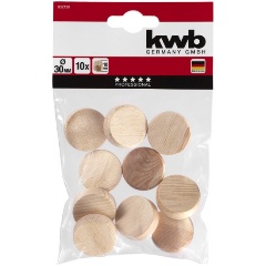 Изображение товара Пробка деревянная KWB 0321-30, 30 мм, 10 шт - высококачественные заглушки