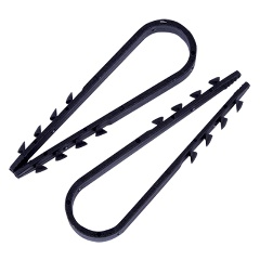 Изображение товара Дюбель-хомут нейлоновый PROconnect для кабеля 11-18 мм черный (100 шт./упак.)