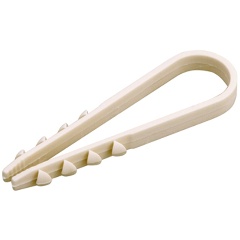 Изображение товара Дюбель-хомут нейлоновый PROconnect для кабеля 19-25 мм белый (100 шт./упак.)