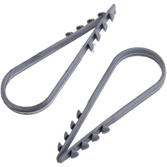Изображение товара Дюбель-хомут нейлоновый PROconnect для кабеля 19-25 мм серый (100 шт./упак.)