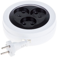 Изображение товара Удлинитель-рулетка PROconnect STANDARD 3 м, 3 гнезда, 1300 Вт, б/з (Сделано в России), 11-7224