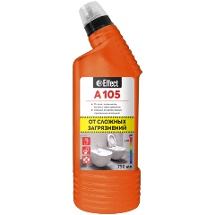 Изображение товара Профессиональное чистящее средство EFFECT A105 (ALFA 105) санитарно-гигиеническое для сложных загрязнений, 750 мл