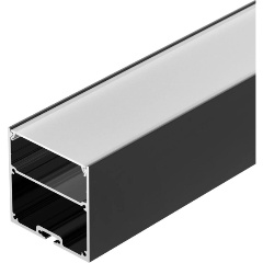 Изображение товара Профиль с рассеивателем Профиль Arlight SL-LINE-5050-LW-3000 ANOD BLACK 043977