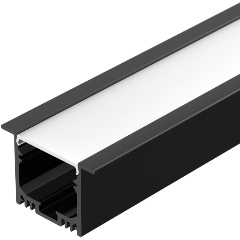Изображение товара Профиль SL-LINIA49M-F-2000 BLACK (Arlight, Алюминий)